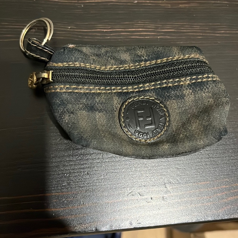 Fendi coin keychain